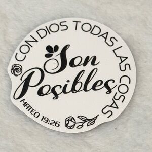 $2 for $5 / $4 Each ~~ Religious Sticker / Calcomanía Religiosa